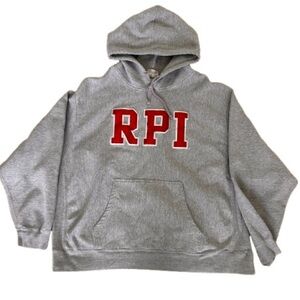 RPI Rensselaer Institute Hoodie. Men’s size 3 XL